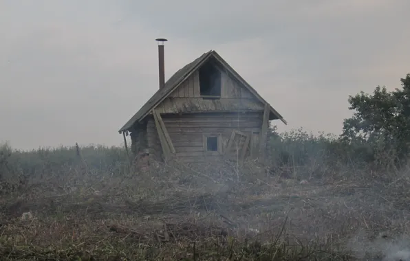 House, smoke, the barn, the ruins, Heath