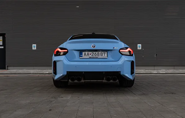 Picture BMW, rear, M2, taillights, G87, 🤢, BMW M2 AT