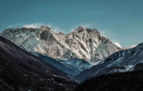 Picture landscape, nature, mountains, snow