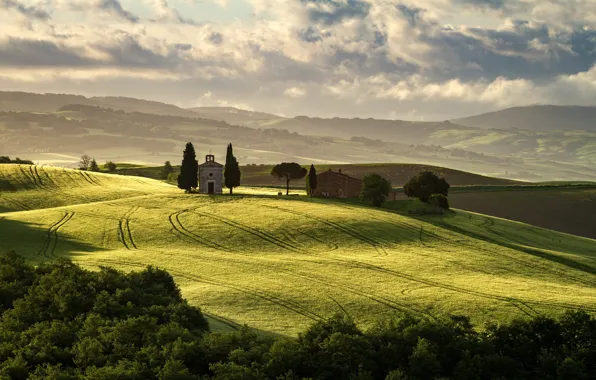 Italy, Pienza, Tuscany