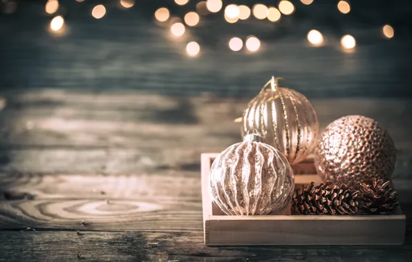 Decoration, balls, Christmas, New year, new year, Christmas, balls, vintage