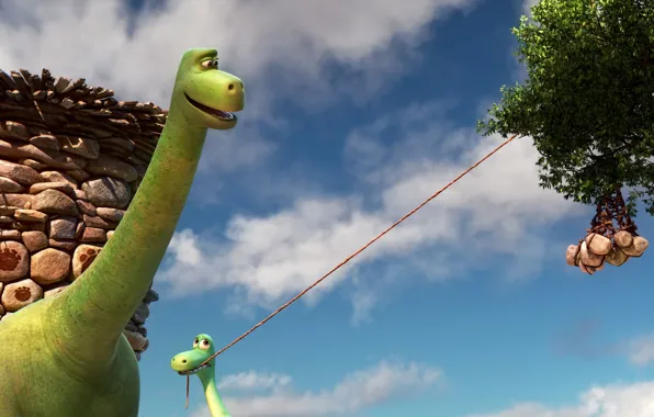 Cinema, Disney, sky, cloud, tree, cartoon, movie, animal