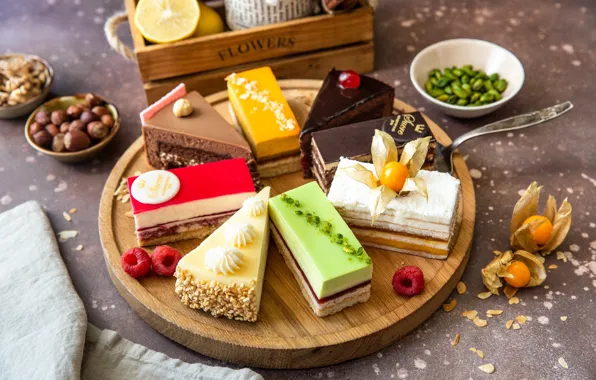 Picture cake, piece, cuts