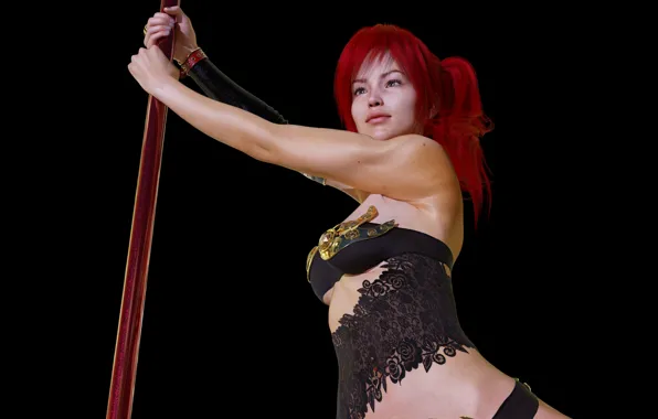 Girl, pole, dancer
