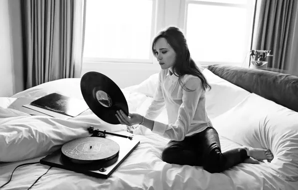 Player, vinyl, record, Ellen Page, The Hollywood Reporter