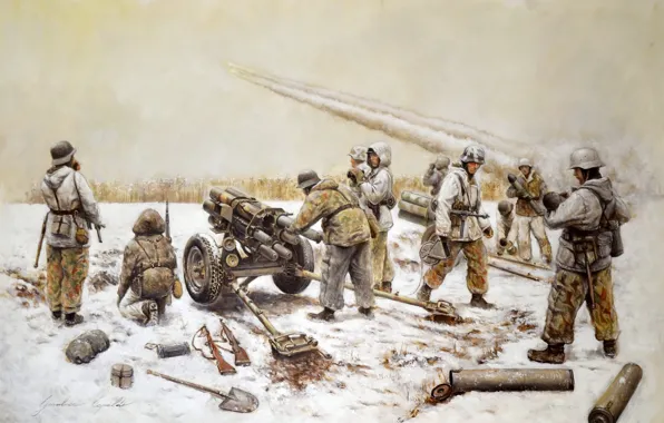 Germany, MLRS, the Wehrmacht, the jet system of volley fire, Gianluca Capaldo, german gunners, Nebelwerfer …