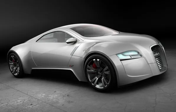 Picture Concept, Audi, silver
