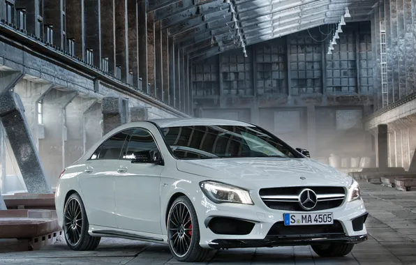 Picture lights, Mercedes-Benz, car, AMG, CLA