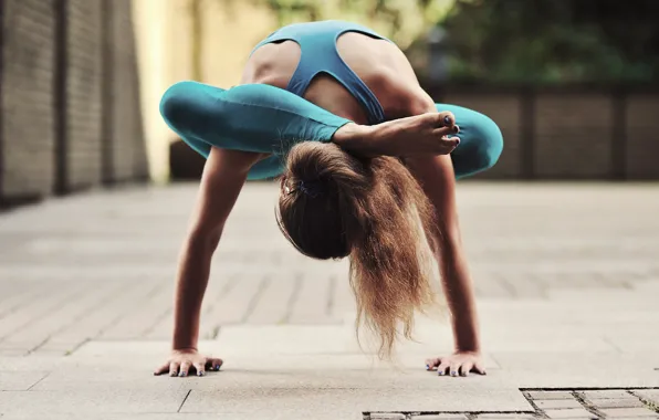 Picture pose, female, workout, yoga