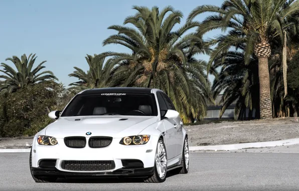 BMW, White, Wallpaper, Sedan, E90, Concept One