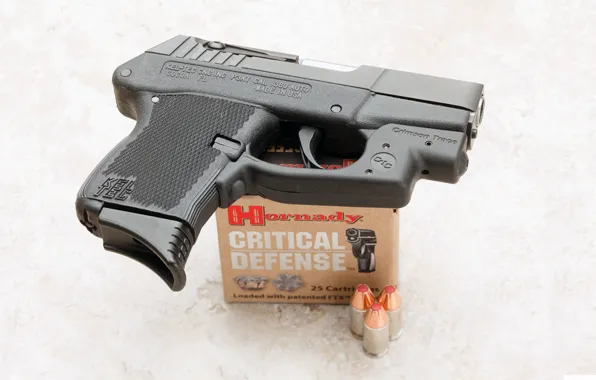 Gun, cartridges, semi-automatic, Hornady, Kel-Tec, CNC, P-3AT, Industries Inc