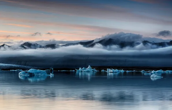 Ice, sea, landscape