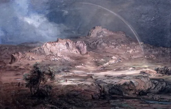 Munich, Carl Anton Joseph Rothman, Carl Anton Joseph Rottmann, German landscape painter, 1847, Landscapes of …