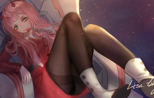 Girl, Anime, Lies, Legs, Darling in the FranXX