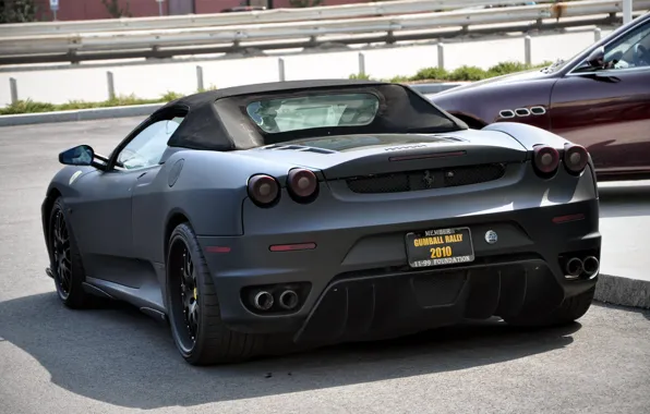 Black, F430, Ferrari, Matte