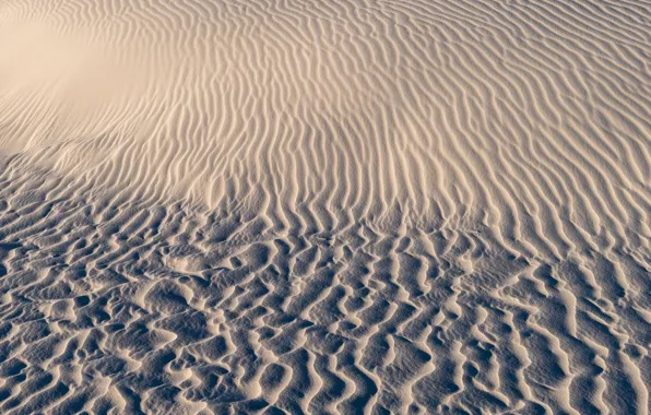 Picture sand, white, patterns