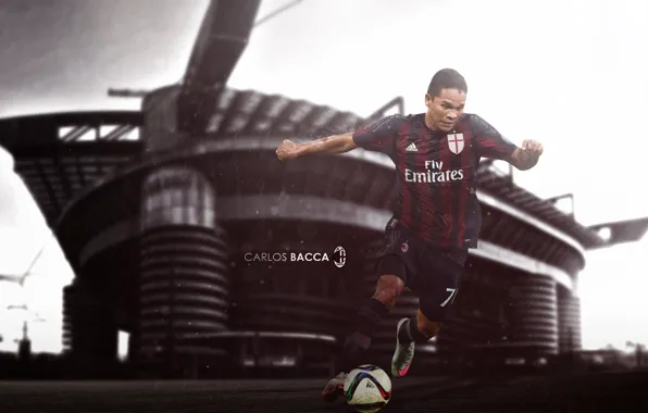 Wallpaper, sport, stadium, football, San Siro, player, AC Milan, Carlos Bacca