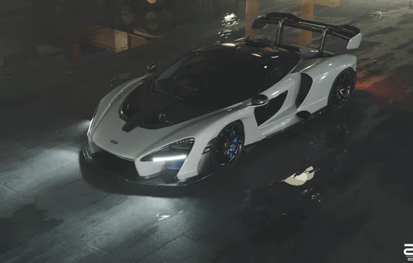 McLaren, Auto, White, Machine, Male, Supercar, Sports car, Senna