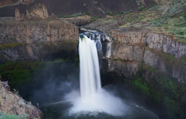 Nature, Waterfall, Rocks, Nature, Waterfall