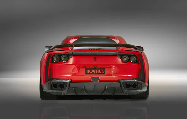 Ferrari, supercar, rear view, Novitec, N-Largo, Superfast, 812, 2019