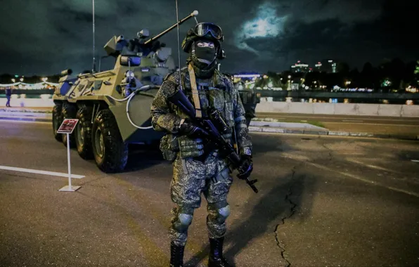 Soldiers, Army, Russia, THE BTR-82A