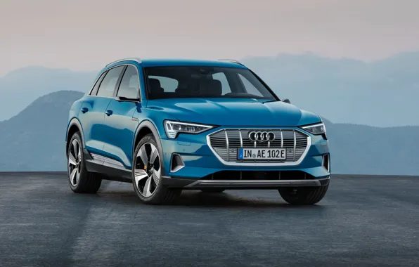 Audi, crossover, E-Tron, 2019, electrocreaser