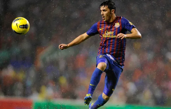 Picture football, star, form, player, Barcelona, player, David Villa, villa