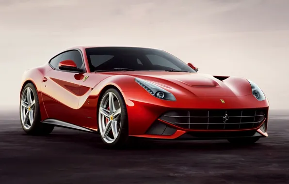 Picture red, supercar, ferrari, Ferrari, the front, beautiful car, f12, berlinetta