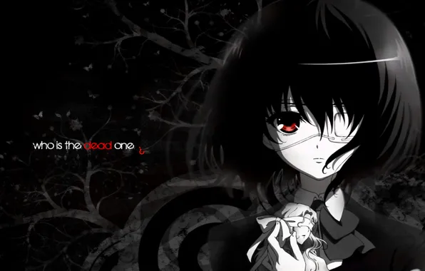 Another, dead, girl, anime, manga, misaki, HD wallpaper | Peakpx