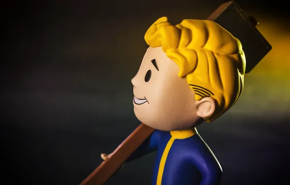 Fallout, Bethesda Softworks, Bethesda, Figure, Bethesda Game Studios, Vault Boy, Vault Boy, Bethesda