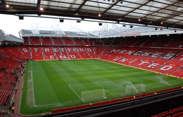 Picture stadium, Football, Old Trafford, cook, pour