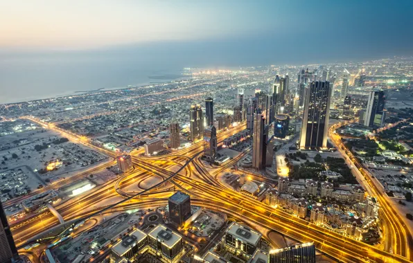 Picture the city, skyscrapers, Dubai, Dubai, UAE, Dubai