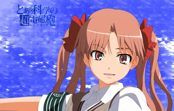 Form, blue background, to aru majutsu no index, tails, shirai kuroko