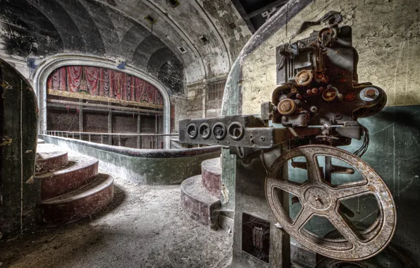 Picture scene, interior, hall