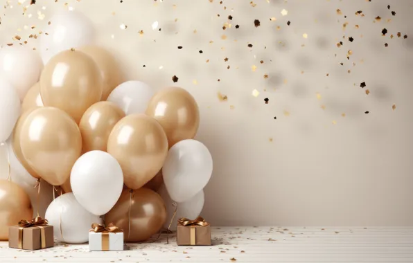 Balls, balloons, holiday, balls, Shine, sequins, Christmas, gifts
