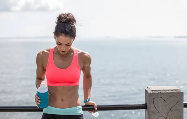 Picture girl, pose, figure, slim, girl, figure, pose, fitness