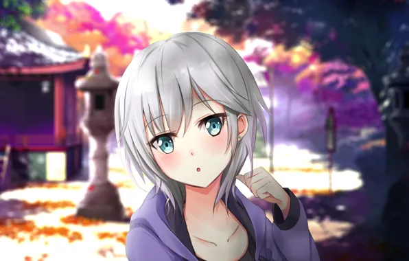 Look, background, girl, Idolm@ster