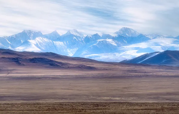 Mountains, plain, valley, space, the beauty of nature, Shvartsman Evgeny