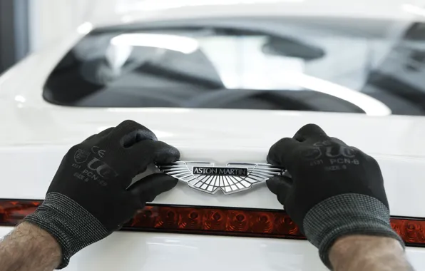 Aston Martin, Gloves, Logo, One-77, Exclusive