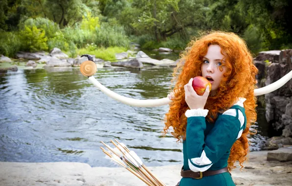 Girl, Brave, Merida, Fenyachan