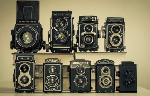 Picture retro, model, classic, collection, cameras