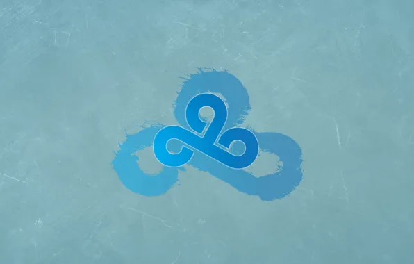 Reflection, ice, logo, counter-strike, csgo, cs go, cloud9