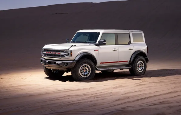 Sand, Clouds, Front, SUV, The roads, 60th, American Car, Side View