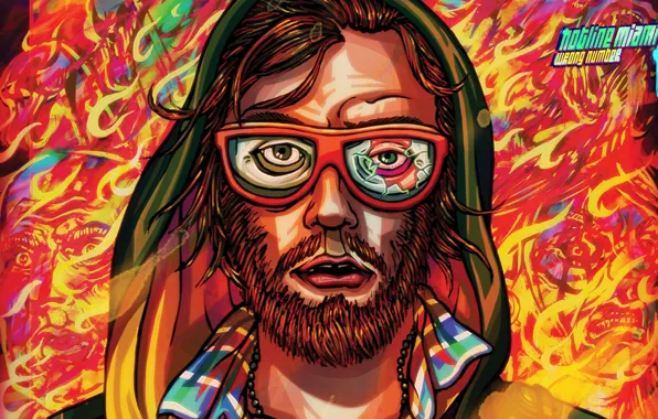 Psychedelic, Hotline Miami, Hotline Miami 2: Wrong Number