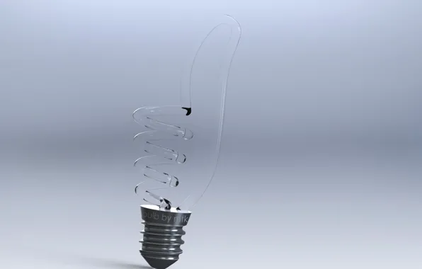Glass, light bulb, creative, grey, background, gesture