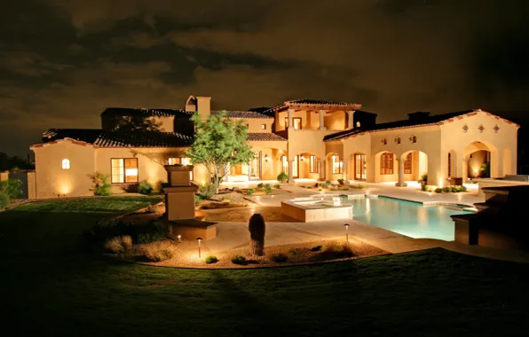 Picture style, Villa, home, architecture