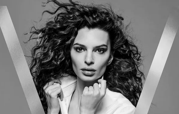 Look, girl, pose, photo, model, hair, beauty, Emily Ratajkowski