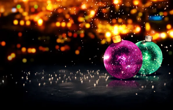 New Year, Christmas, Christmas, balls, New Year, Happy, Merry