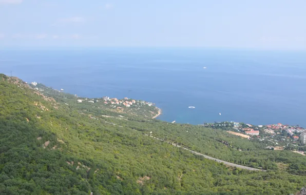 Sea, space, Crimea, Foros