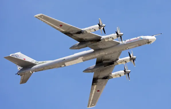 Picture bomber, strategic, Soviet, Tu-95MS, turboprop, Intercontinental, Bear
